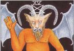 Tarot kártyák értelmezése: az ördög lasszó és jelentése az elrendezésben